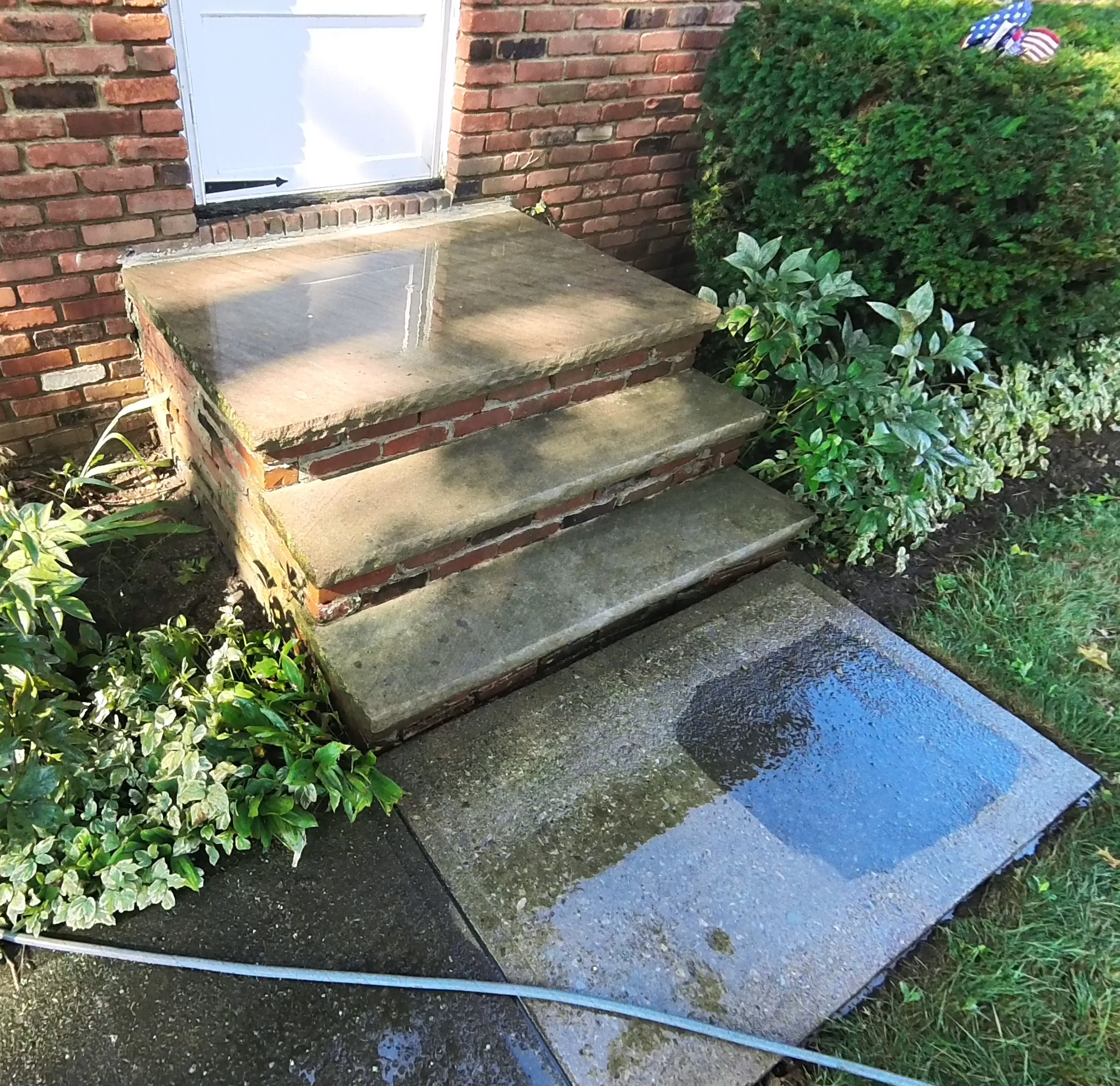 Porch After Pressure Washing